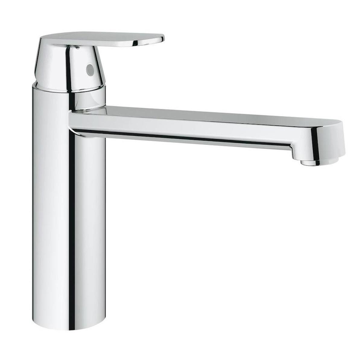 Grohe Eurosmart-30193000 Çift Girişli Aç Kapa Eviye Bataryası Gümüş