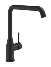 Grohe Essence Phantom Black-30505KF0 Çift Girişli Aç Kapa Eviye Bataryası Siyah