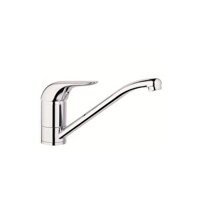 Vitra Ares A42006 Çift Girişli Aç Kapa Eviye Bataryası Gümüş