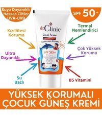 Dr. Clinic Sun Screen 50+ Faktör Çocuk Güneş Kremi 50 ml