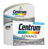 Centrum Advance Multivitamin Aromasız Yetişkin Vitamin 30 Tablet