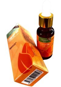 Herballive D3 K2 Içeren Takviye Edici Vitamin Aromasız Yetişkin Vitamin 20 ml