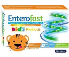 Enterofast Kids Aromasız Çocuk Vitamin 10 Flakon