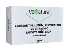 Venatura Zeaksantin Lutein Resveratrol Vitamin C Aromalı Yetişkin Vitamin 30 Kapsül