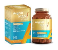 Argivit Man Brıght Gold Aromasız Yetişkin Vitamin 30 Tablet