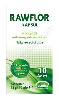 Rawflor - Aromasız Yetişkin Vitamin 10 Kapsül