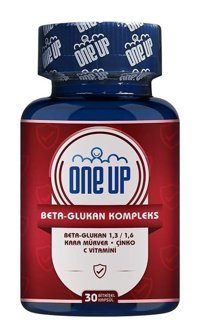 One Up Beta-Glukan Kompleks Aromasız Yetişkin Vitamin 30 Kapsül