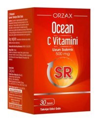 Ocean Vitamin C-Sr Aromasız Yetişkin Vitamin 30 Tablet