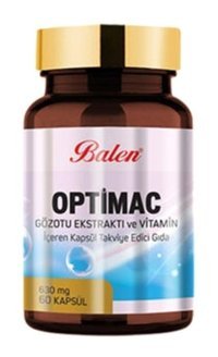 Balen Optimac Gözotu Ekstratı Yetişkin Vitamin 60 Kapsül