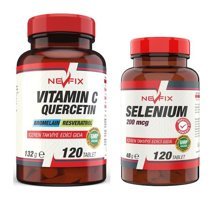 Nevfix Vitamin C Quercetin + Selenyum Portakallı Yetişkin Vitamin 120 Tablet