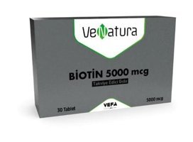 Venatura Biotin Aromasız Yetişkin Vitamin 30 Tablet