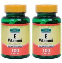 Aktar Vitamin E Aromasız Yetişkin Vitamin 100 Tablet
