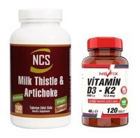 Ncs Milk Thistle - Nevfix Vitamin D Aromasız Yetişkin Vitamin 180 Tablet