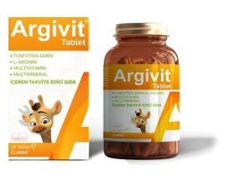 Argivit Klasik Aromasız Çocuk Vitamin 30 Tablet