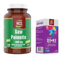 Ncs Saw Palmetto Biotin Zinc - Vitamin D3 K2 Aromasız Yetişkin Vitamin 120 Tablet