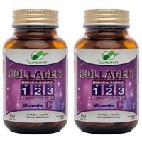 Collagen Type 1-2-3 Vitamin C Aromasız Yetişkin Vitamin 50 Tablet