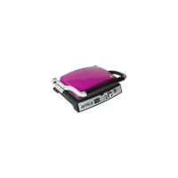 Arnica Tostit Maxi GH26244 6 Dilim Granit Çıkartılabilir Plaka Tek Yönlü 2000 W Izgaralı Fuşya Tost Makinesi