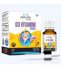 Zade Vital Miniza D3 Vitamini Aromasız Yetişkin Vitamin 20 ml