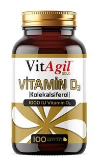 Allergo Gold Vitamin D3 Aromasız Yetişkin Vitamin 30 Kapsül