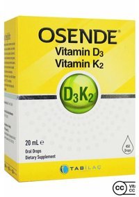 Osende Vitamin D3 K2 Aromalı Yetişkin Vitamin 20 ml