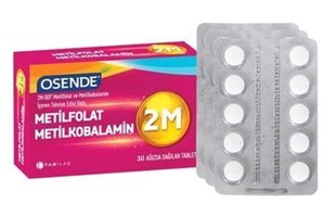 Osende 2M Aromalı Yetişkin Vitamin 2x30 Tablet