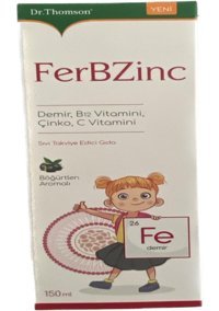 Dr. Thomson Ferbzinc Böğürtlen Çocuk Vitamin 150 ml