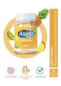 Humanis Asido Tropic Aromasız Yetişkin Vitamin 80 Tablet