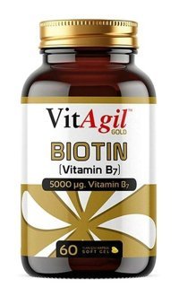 Vitagil Gold Biotin Aromasız Yetişkin Vitamin 60 Kapsül