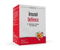 Orzax İmunol Defence Aromalı Yetişkin Vitamin 20 Şase