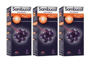 Sambucol Plus Karamürverli Yetişkin Vitamin 3x120 ml