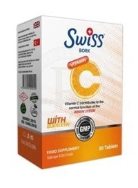 Swiss Vitamin C Portakallı Yetişkin Vitamin 30 Tablet