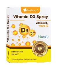 Medicago Vitamin D3 Aromasız Yetişkin Vitamin 30 ml