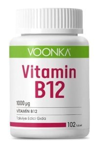 Voonka Vitamin B12 Aromasız Yetişkin Vitamin 62 Tablet