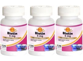 Force Nutrition Biotin Aromasız Yetişkin Vitamin 3x120 Tablet