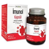 Orzax Imunol Aromasız Yetişkin Vitamin 40 Kapsül