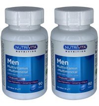 Nutrivita Men Multivitamin Multimineral Aromasız Yetişkin Vitamin 2x90 Tablet