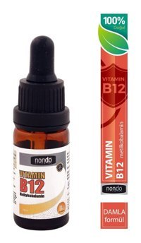 Nondo Vitamin B12 Aromasız Yetişkin Vitamin 10 ml
