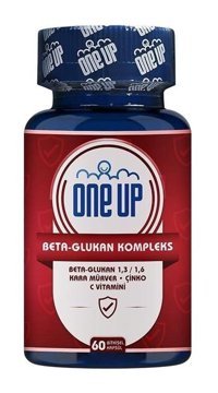 One Up Beta-Glukan Kompleks Aromasız Yetişkin Vitamin 60 Kapsül
