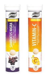 Phytodef Vitamin C + Sambucus Nigra Portakallı Yetişkin Vitamin 20 Tablet - 20 Tablet