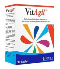Vitagil Multivitamin Bitki Ekstralar Yetişkin Vitamin 30 Tablet