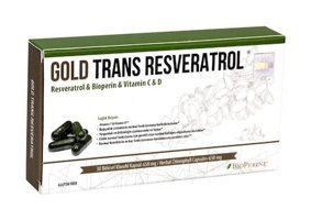 Gold Trans Resveratrol Aromasız Yetişkin Vitamin 30 Tablet