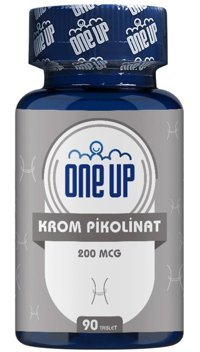 One Up Krom Pikolinat Aromasız Yetişkin Vitamin 90 Tablet