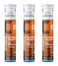 Zade Vital Vitamin C Efervesan Aromasız Yetişkin Vitamin 3x20 Tablet