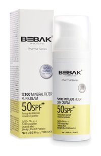 Bebak Pharma 50+ Faktör Güneş Kremi 50 ml