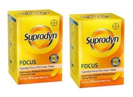 Supradyn Energy Focus Aromasız Yetişkin Vitamin 30 Kapsül