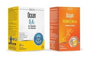 Orzax Ocean D3 K2 Aromasız Yetişkin Vitamin 30 Kapsül