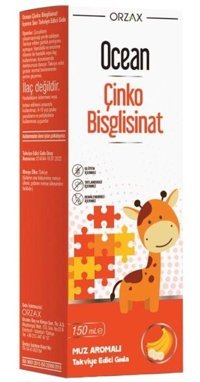 Ocean Çinko Bisglisinat Muz Yetişkin Vitamin 150 ml