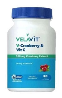 Velavit V Vitamin C Kuşburnu Yetişkin Vitamin 30 Kapsül