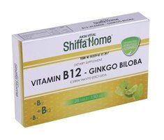 Shiffa Home Vitamin B12 Ginkgo Biloba Aromasız Yetişkin Vitamin 28 Tablet
