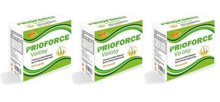 Force Nutrition Prioforce Volosy Aromasız Yetişkin Vitamin 3x120 Kapsül